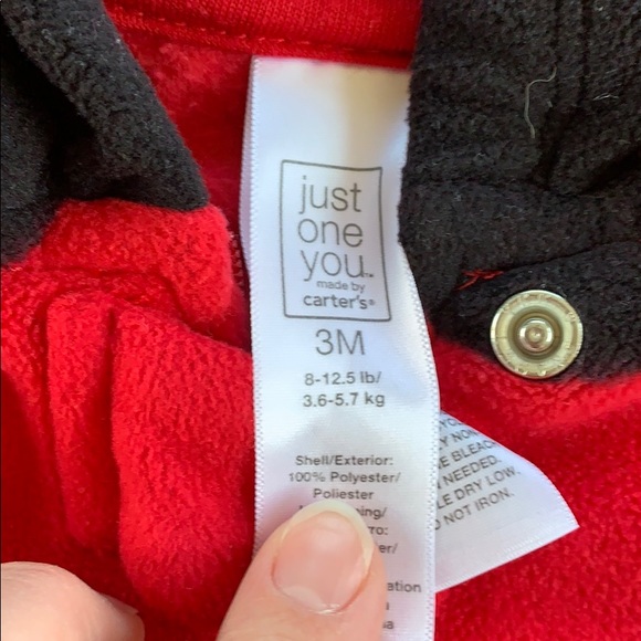 Lady bug fleece suit - Picture 4 of 4